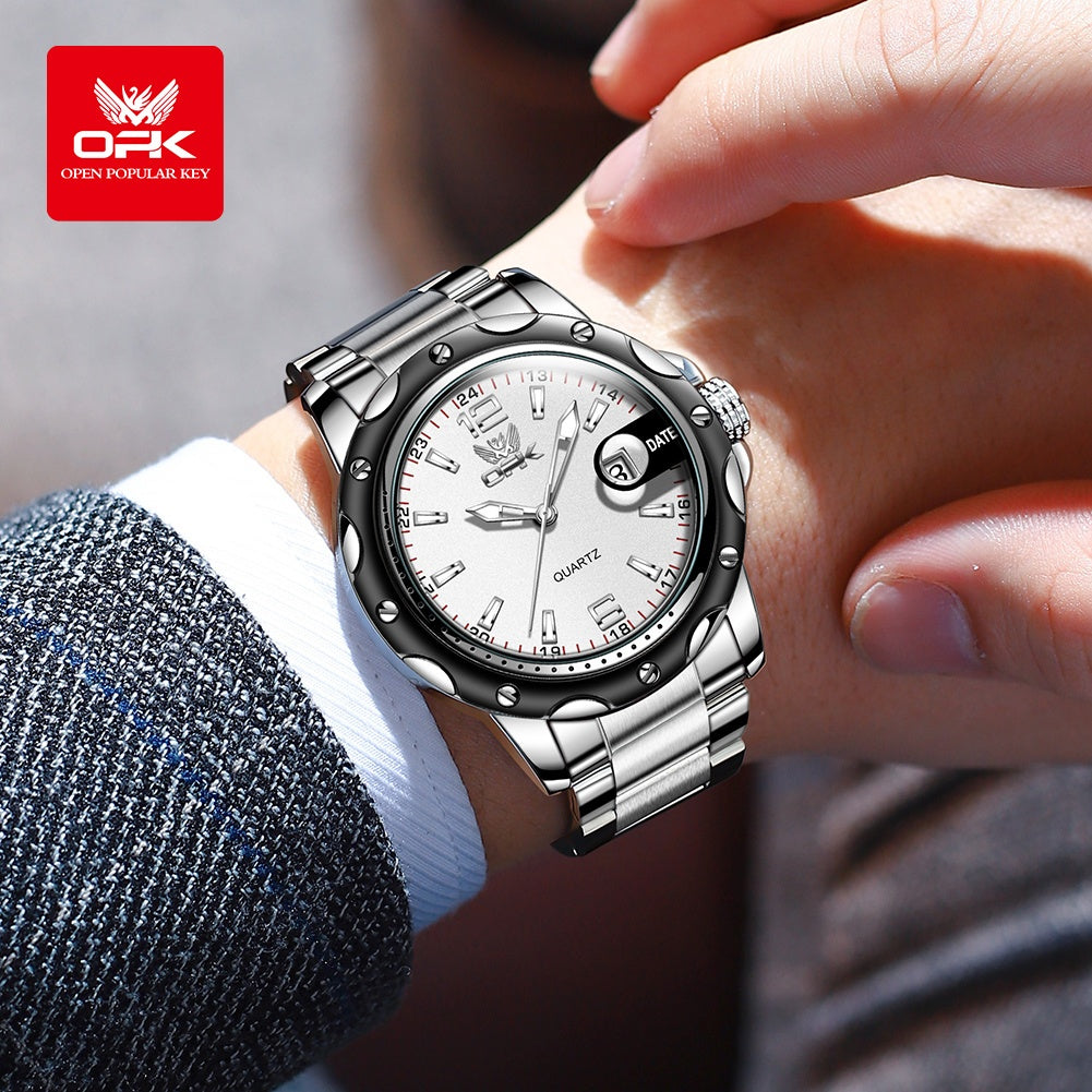 OPK 6026 Men's Quartz Watch with Date Display – detail view 2