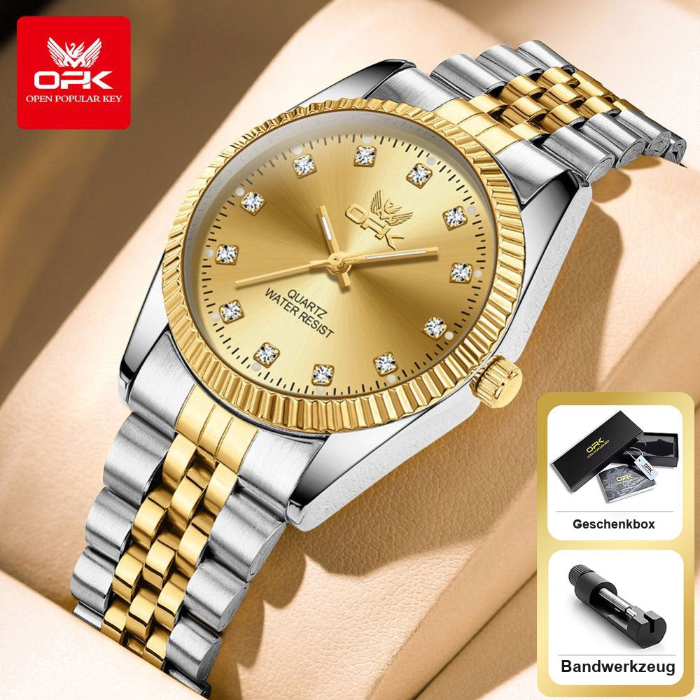 OPK 6027 Men's Quartz Watch in Gold and Two-Tone Look – detail view 1