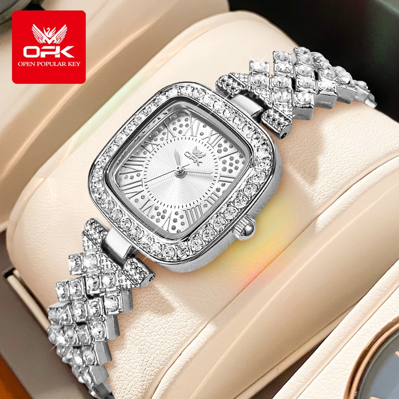 OPK 6048 Women's Quartz Watch with Crystal Embellishment – detail view 8