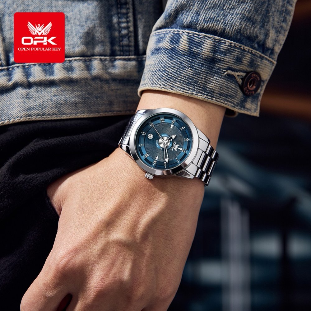 OPK 6056 Men's Quartz Watch with Date Display – detail view 3