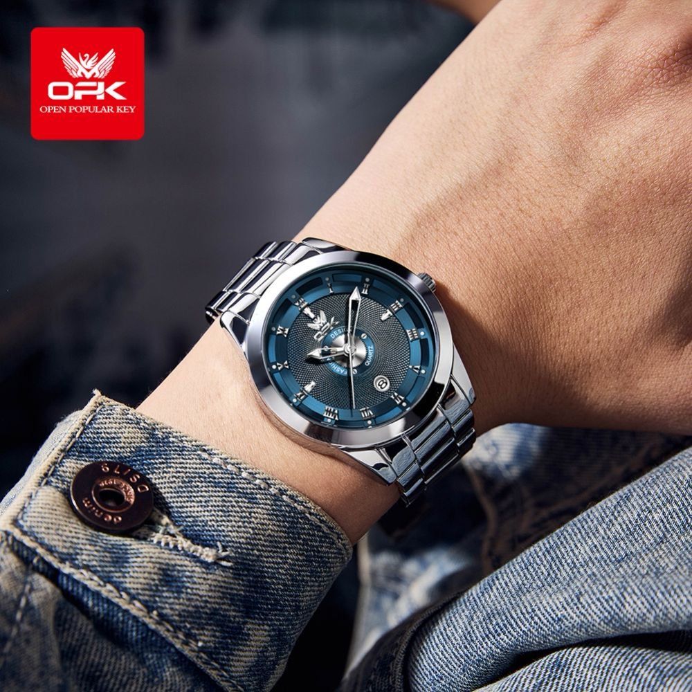 OPK 6056 Men's Quartz Watch with Date Display – detail view 4