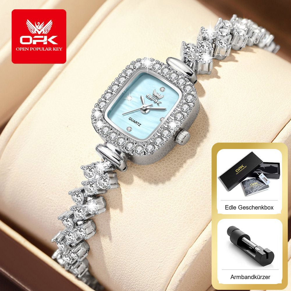 OPK 6058 Women's Quartz Watch, Crystal Embellishment, Stainless Steel, 3 ATM – detail view 1