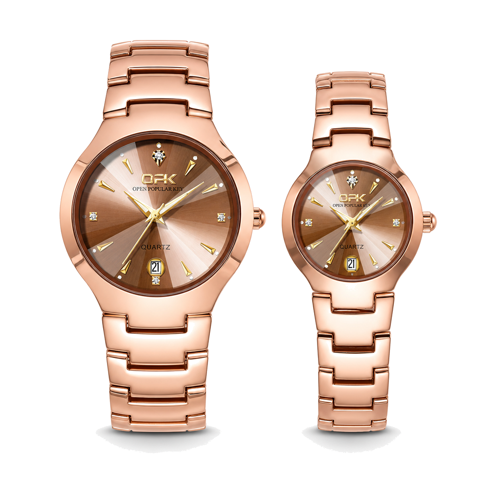 OPK 8105 Couples Watch Set for Women and Men