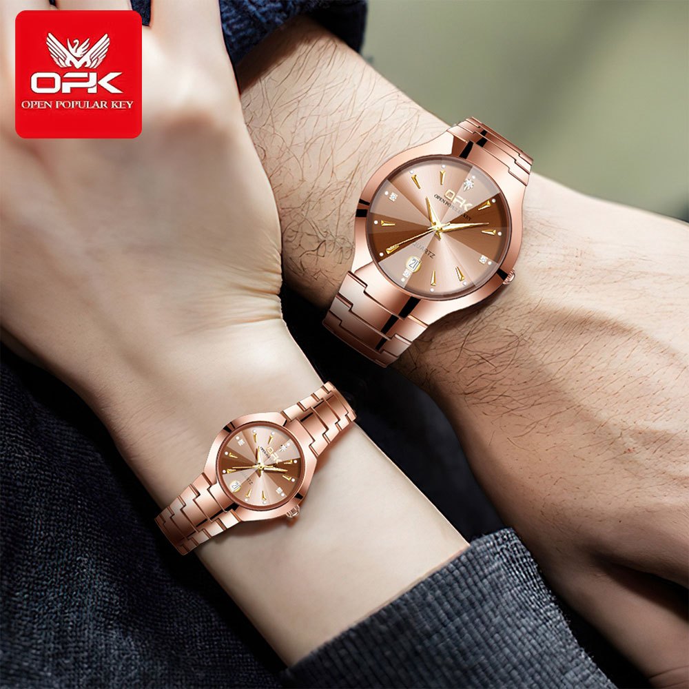 OPK 8105 Couples Watch Set for Women and Men – detail view 3