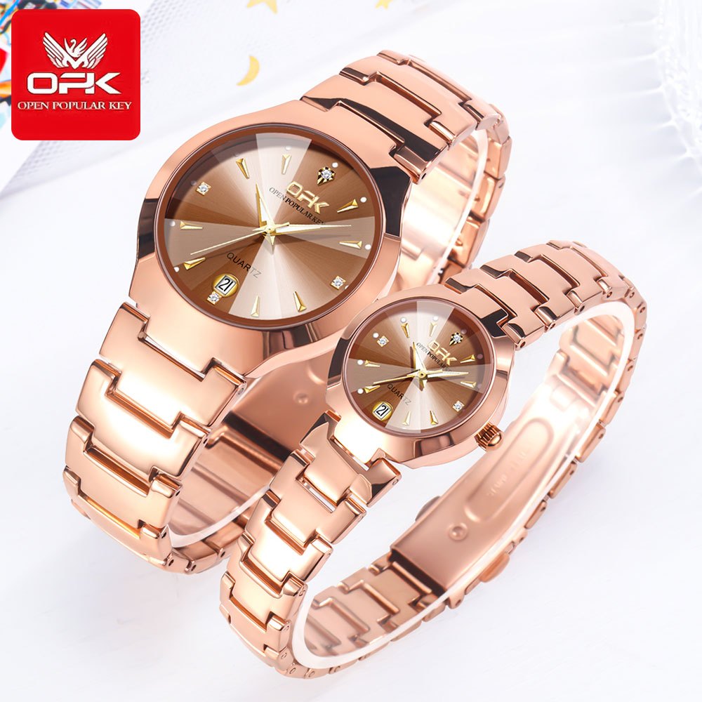 OPK 8105 Couples Watch Set for Women and Men – detail view 5