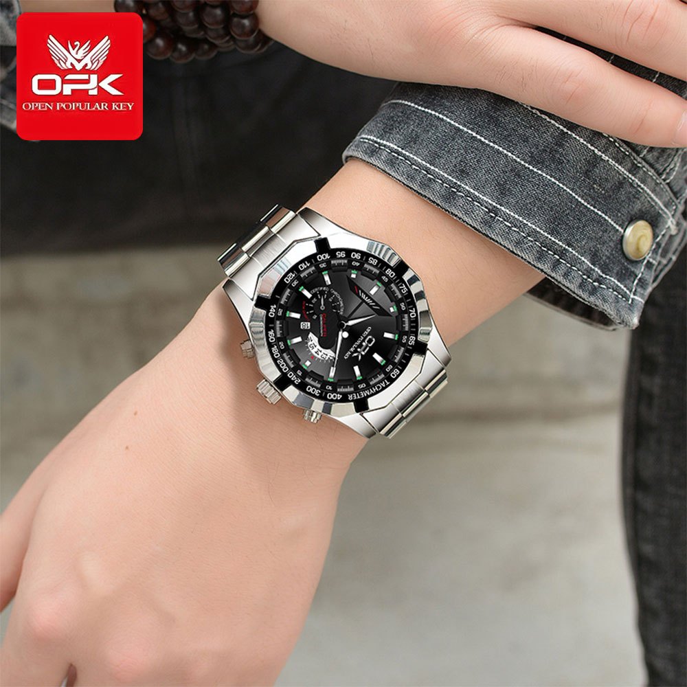 OPK 8108 Men's Quartz Watch with Multifunction Displays – detail view 3