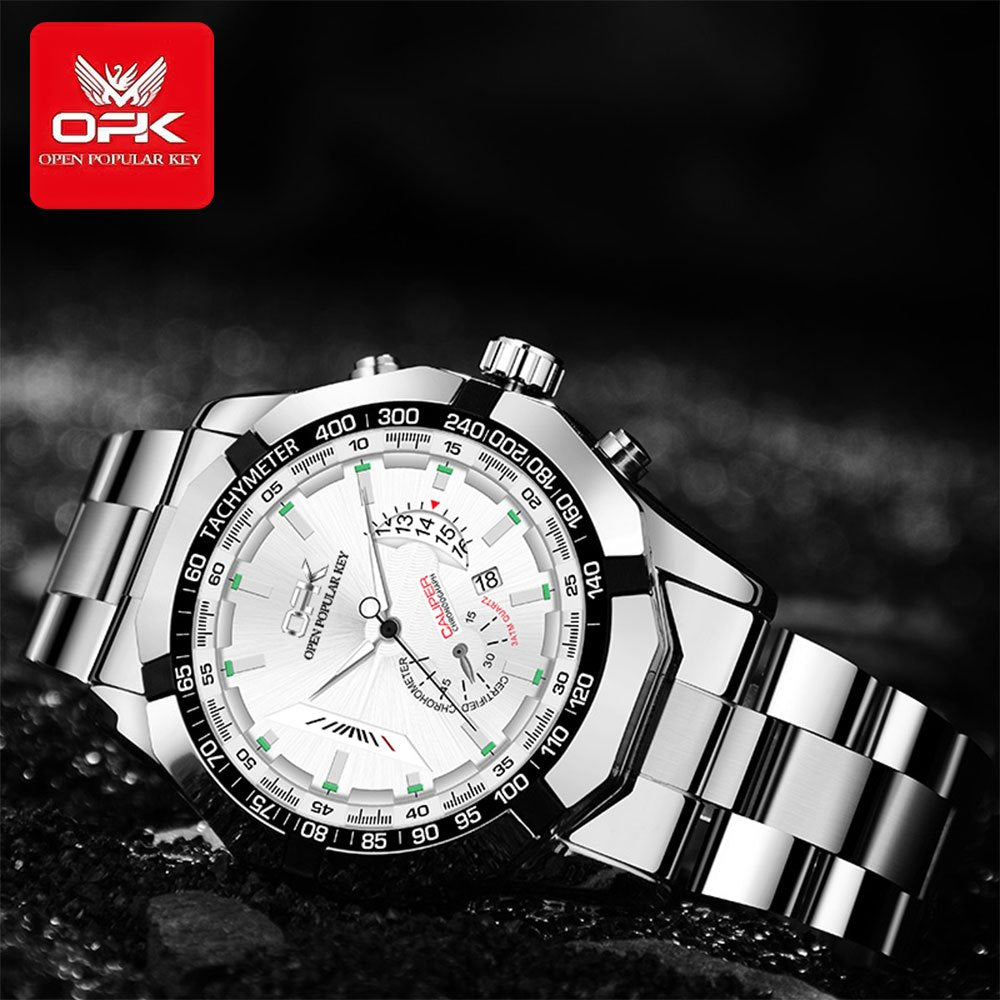 OPK 8108 Men's Quartz Watch with Multifunction Displays – detail view 7