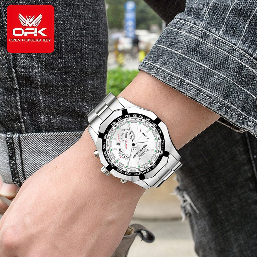 OPK 8108 Men's Quartz Watch with Multifunction Displays – detail view 9