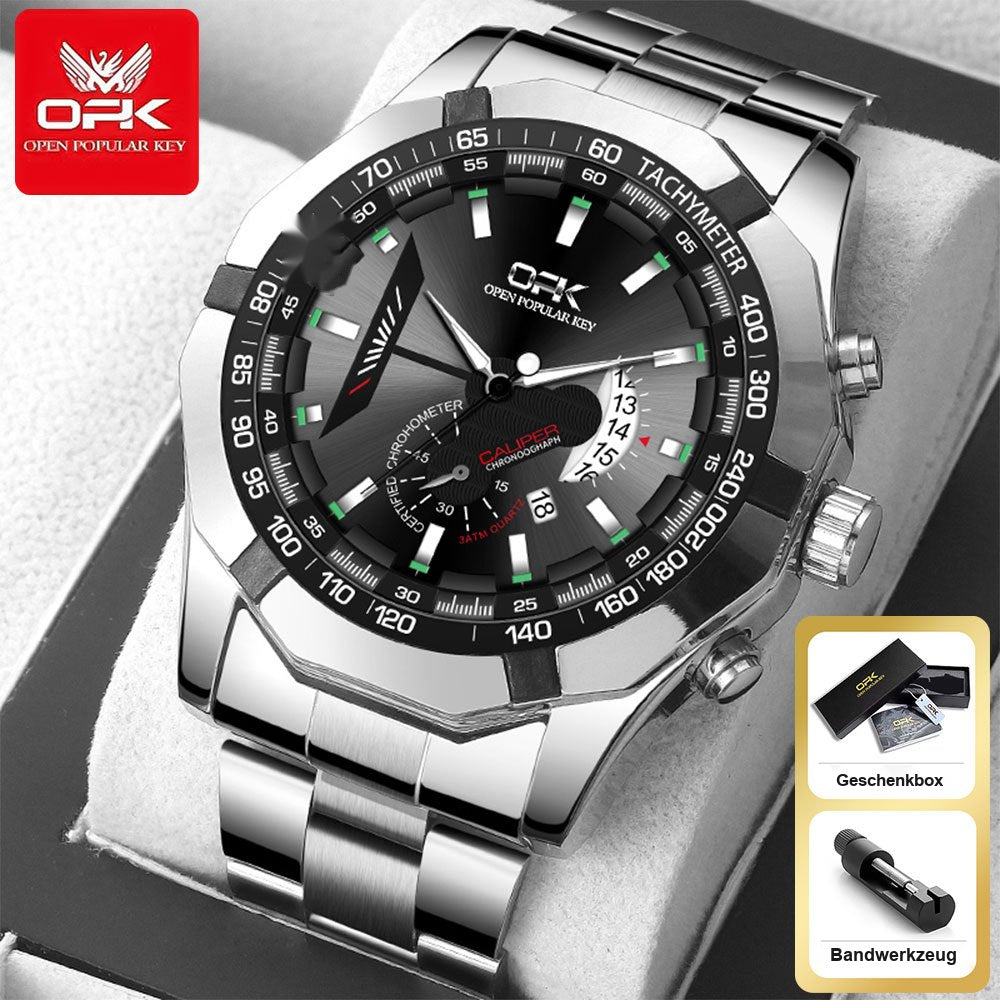OPK 8108 Men's Quartz Watch with Multifunction Displays – detail view 1