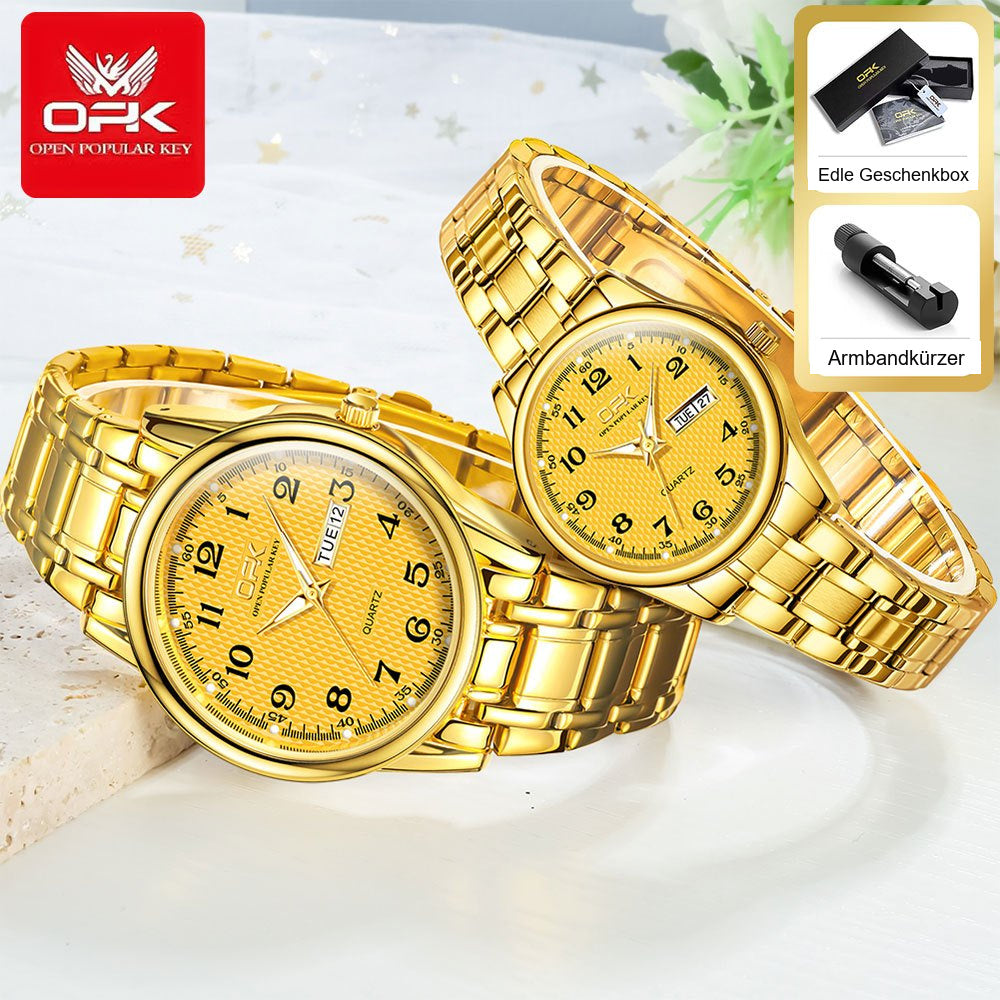 OPK 8110 Partner Watch Set, Quartz, Stainless Steel, 3 ATM – detail view 1