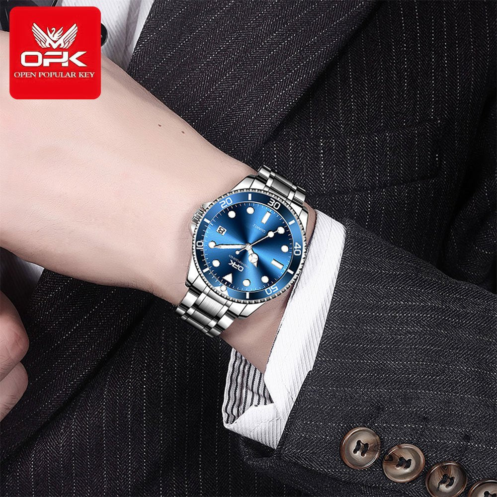 OPK 8118 Men's Quartz Watch with Date Display – detail view 3