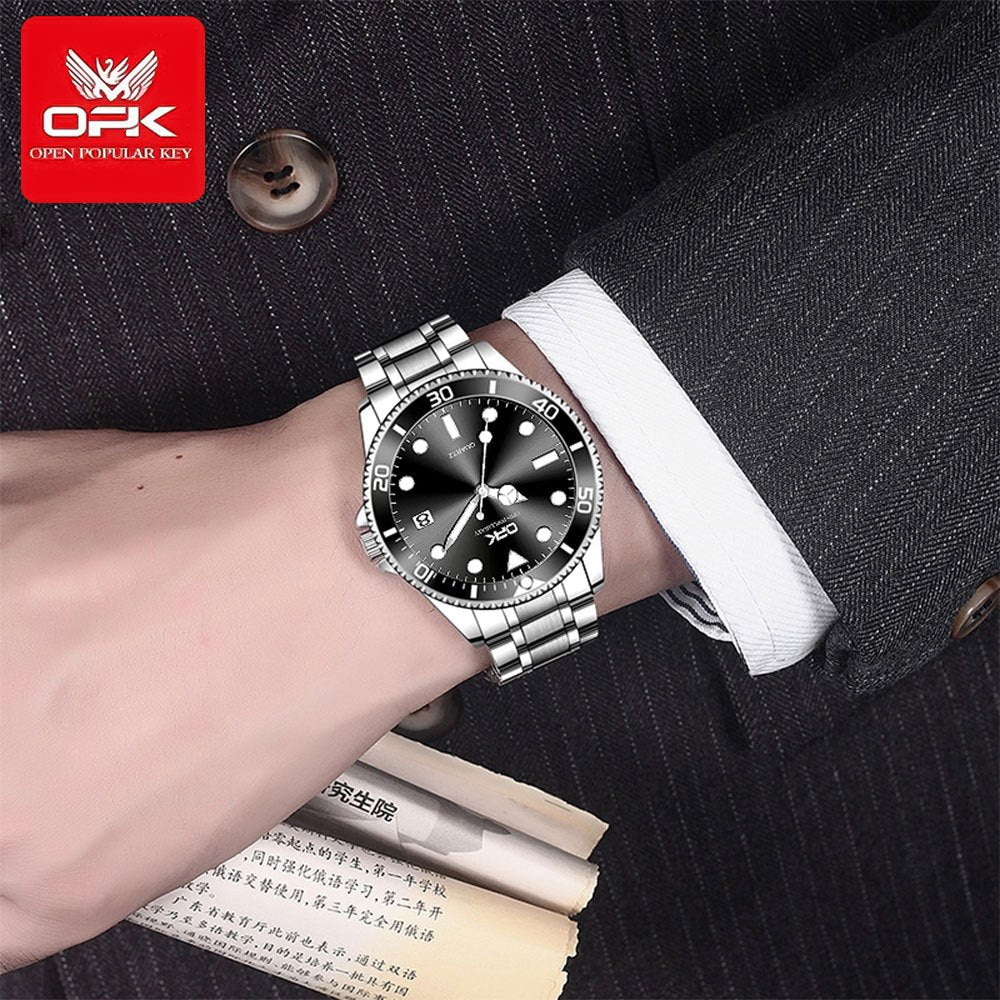 OPK 8118 Men's Quartz Watch with Date Display – detail view 8