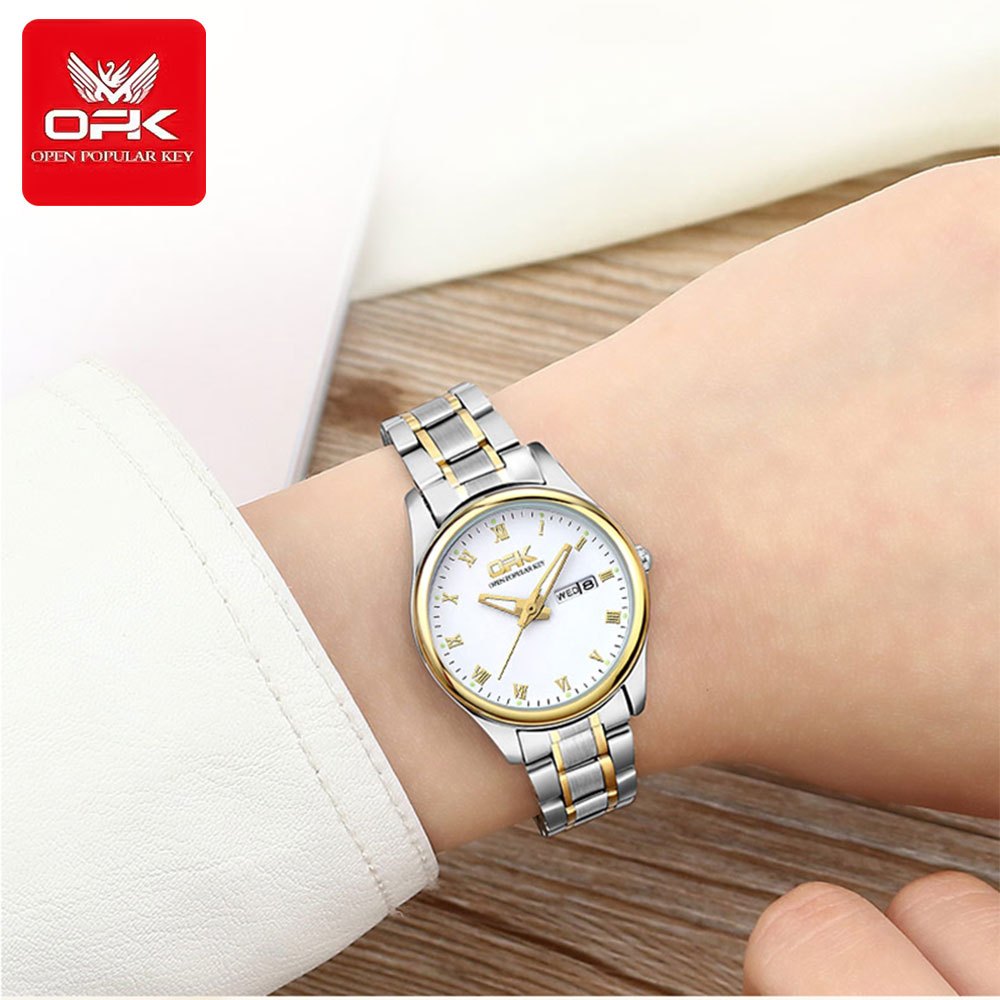 OPK 8121 Women's Quartz Watch with Day and Date Display – detail view 2