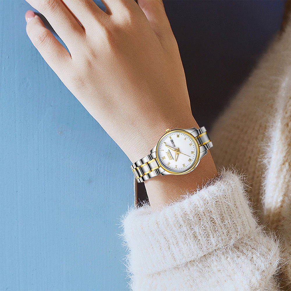 OPK 8121 Women's Quartz Watch with Day and Date Display – detail view 3