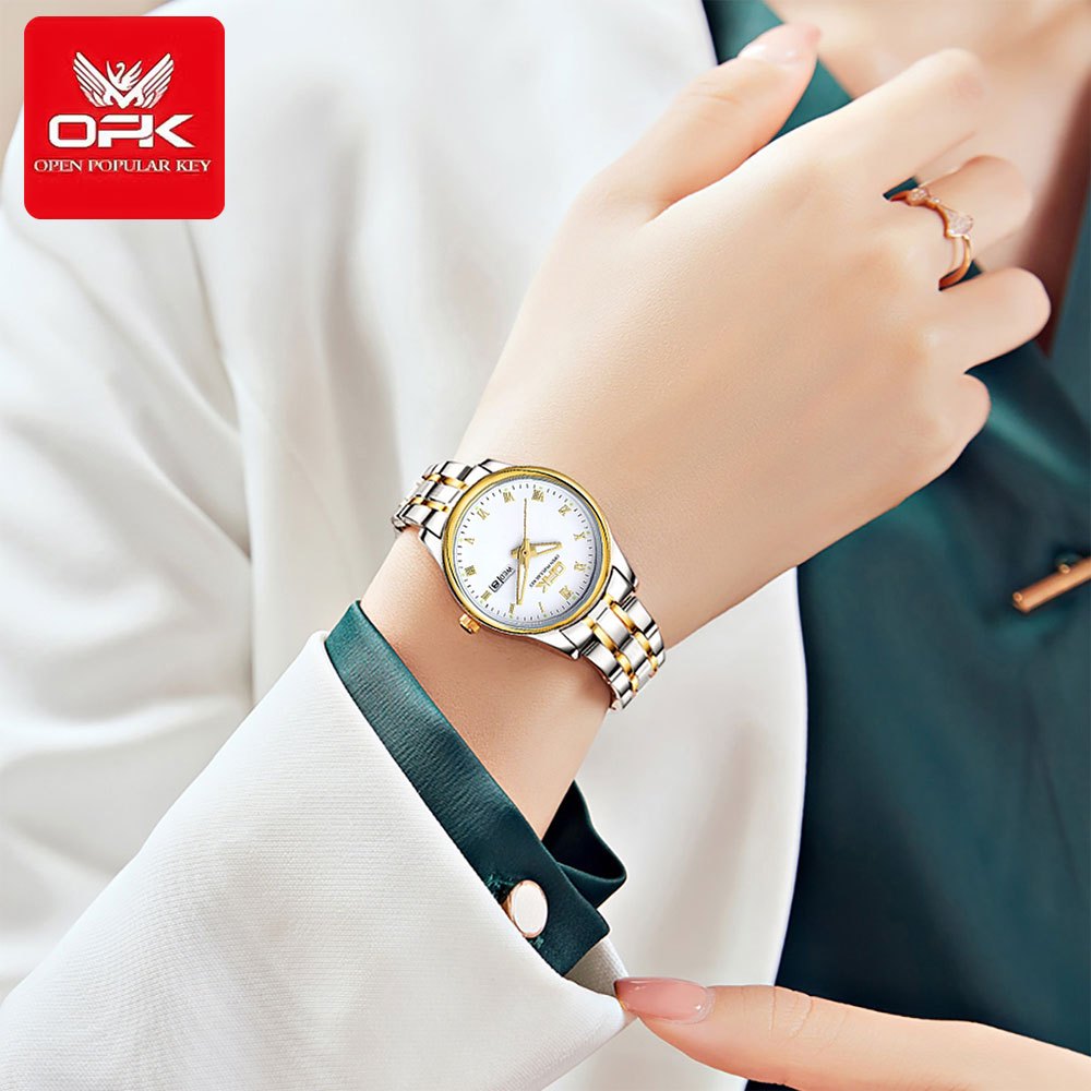 OPK 8121 Women's Quartz Watch with Day and Date Display – detail view 4
