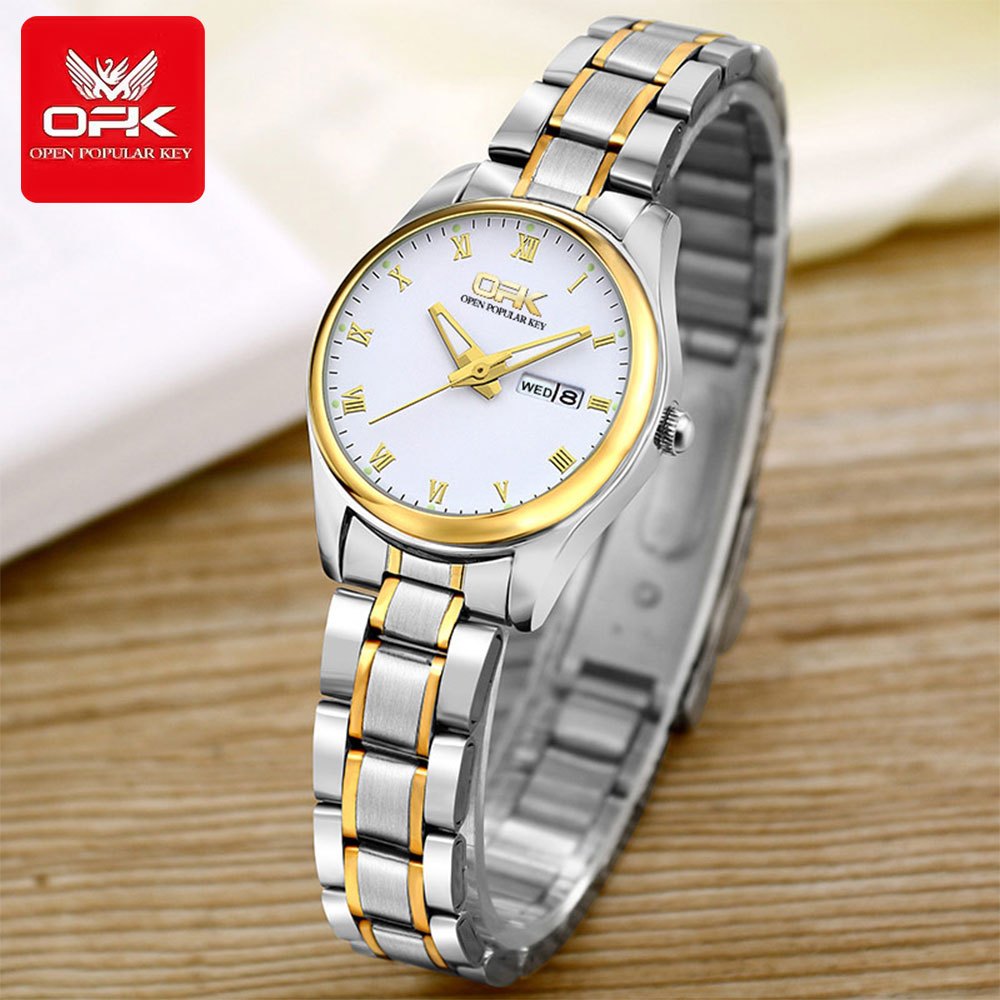 OPK 8121 Women's Quartz Watch with Day and Date Display – detail view 5
