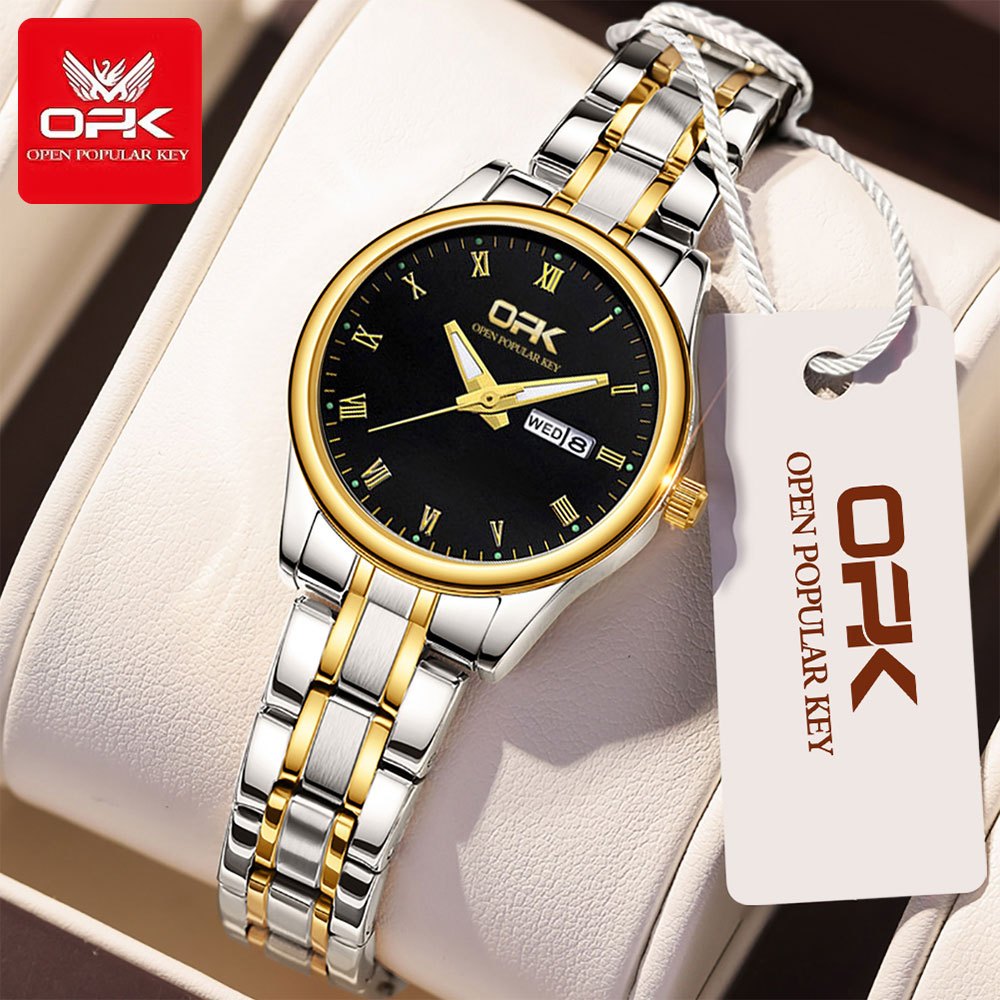 OPK 8121 Women's Quartz Watch with Day and Date Display – detail view 7