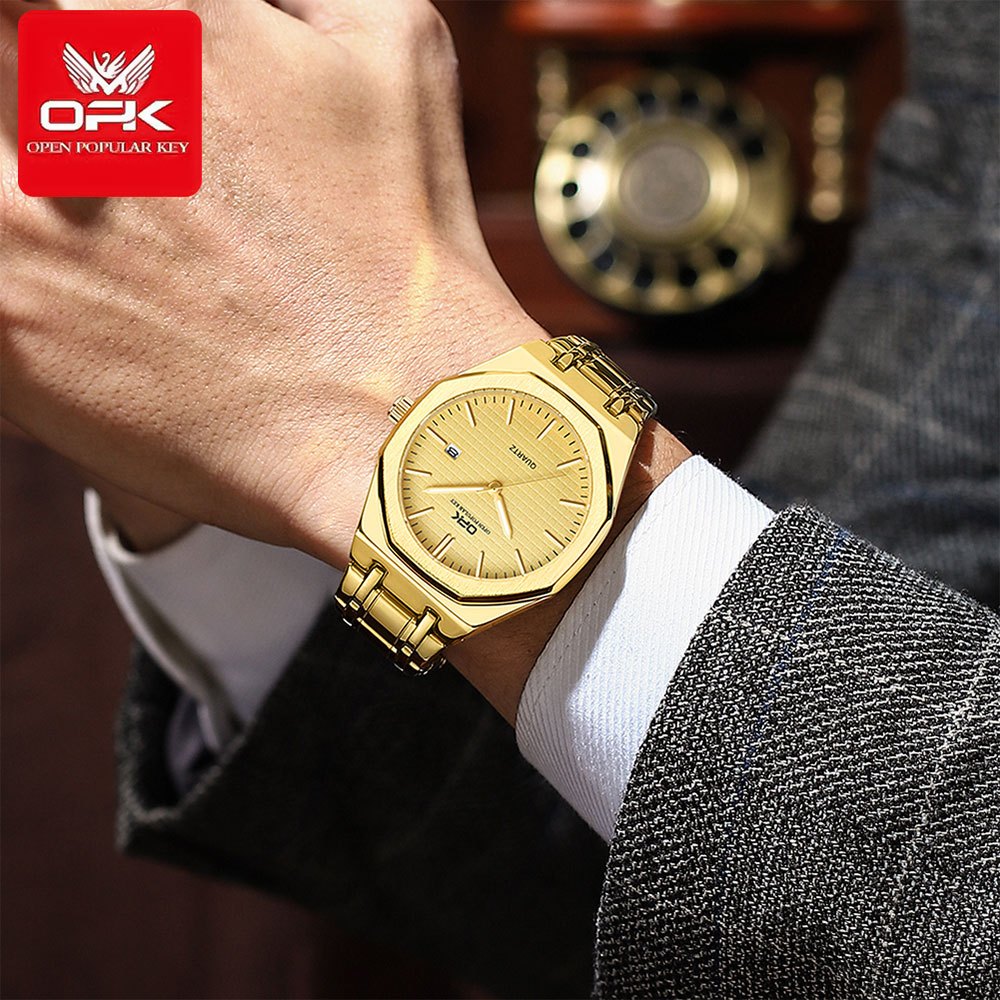 OPK 8139 Men's Quartz Watch with Octagonal Case – detail view 3