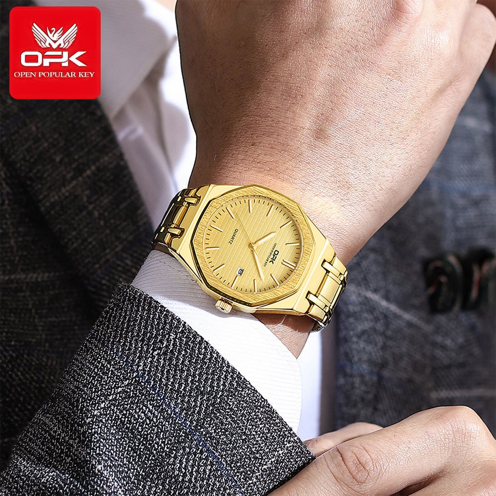 OPK 8139 Men's Quartz Watch with Octagonal Case – detail view 4