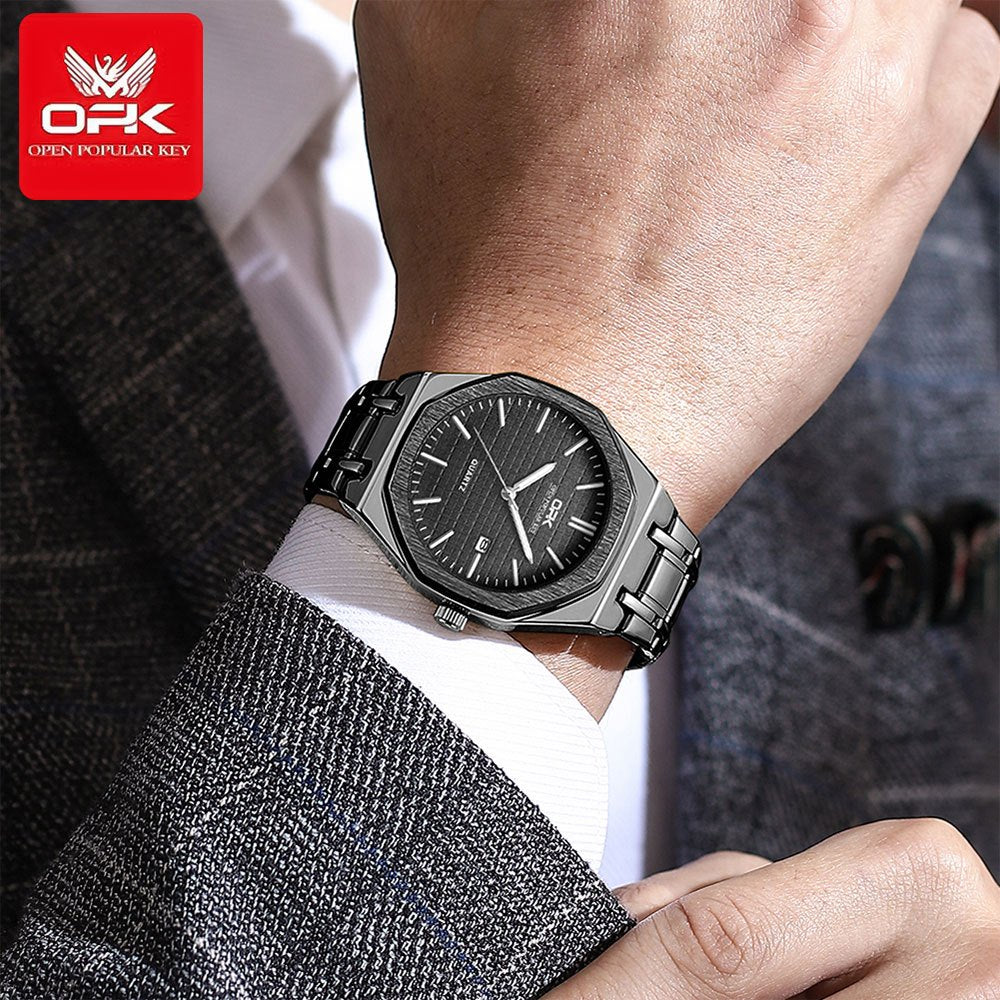 OPK 8139 Men's Quartz Watch with Octagonal Case – detail view 7