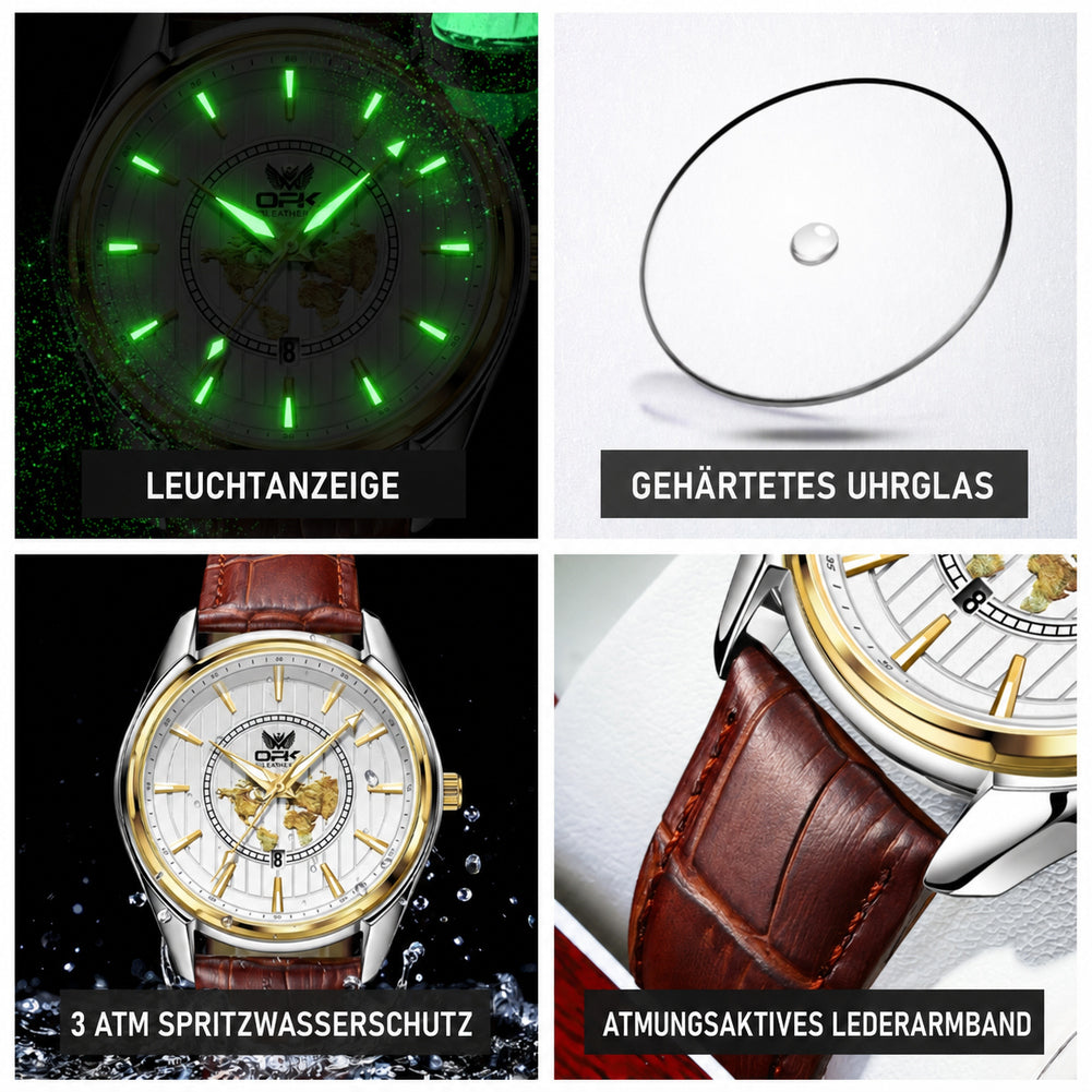 OPK 8155 Men's Quartz Watch with Open Dial – detail view 5