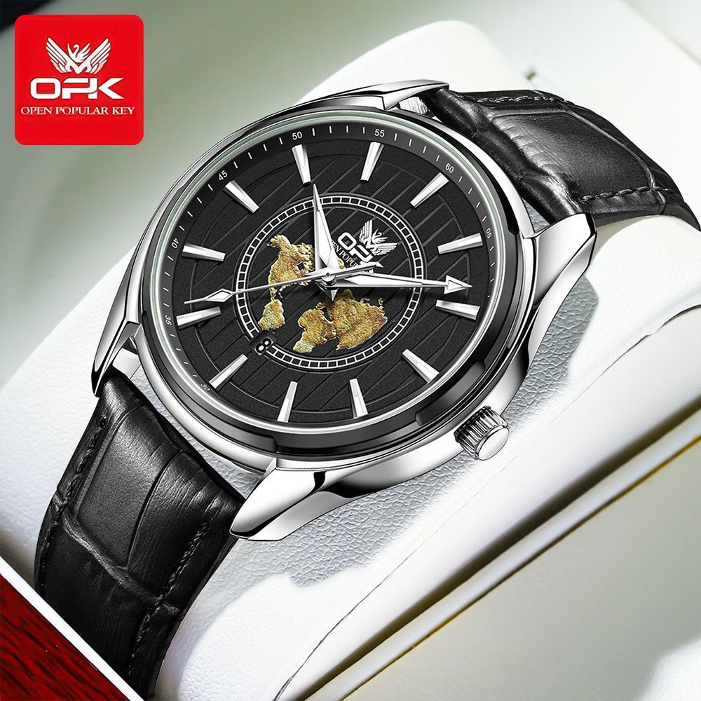 OPK 8155 Men's Quartz Watch with Open Dial – detail view 7