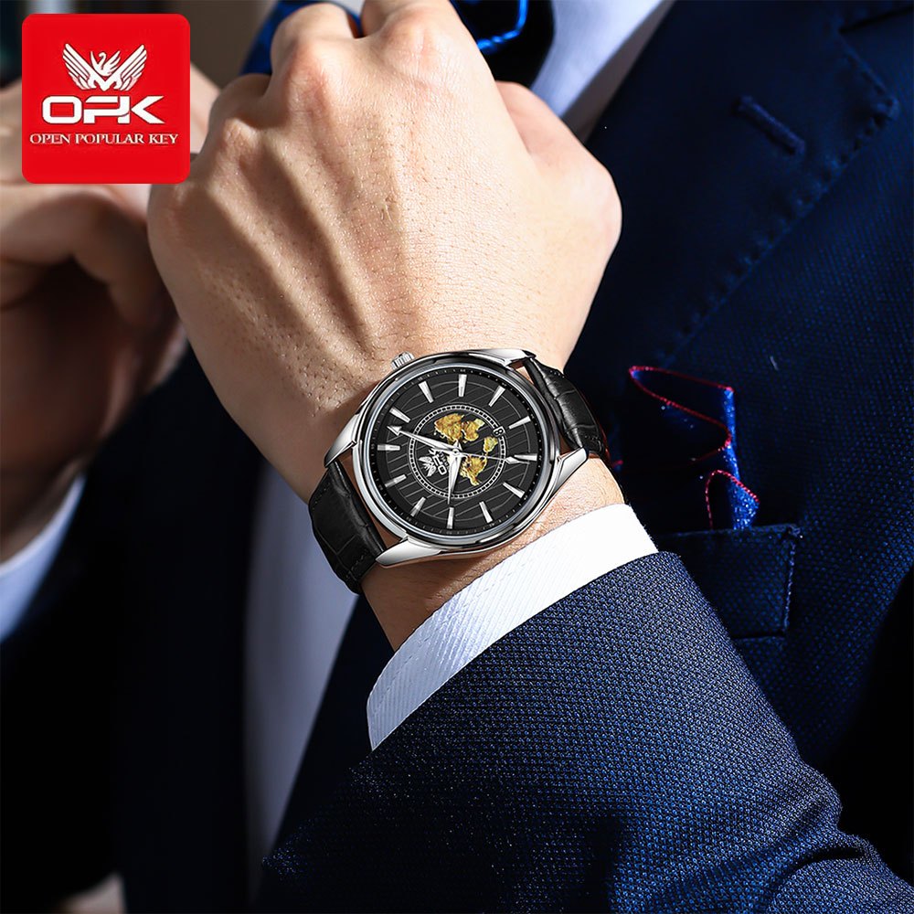 OPK 8155 Men's Quartz Watch with Open Dial – detail view 8