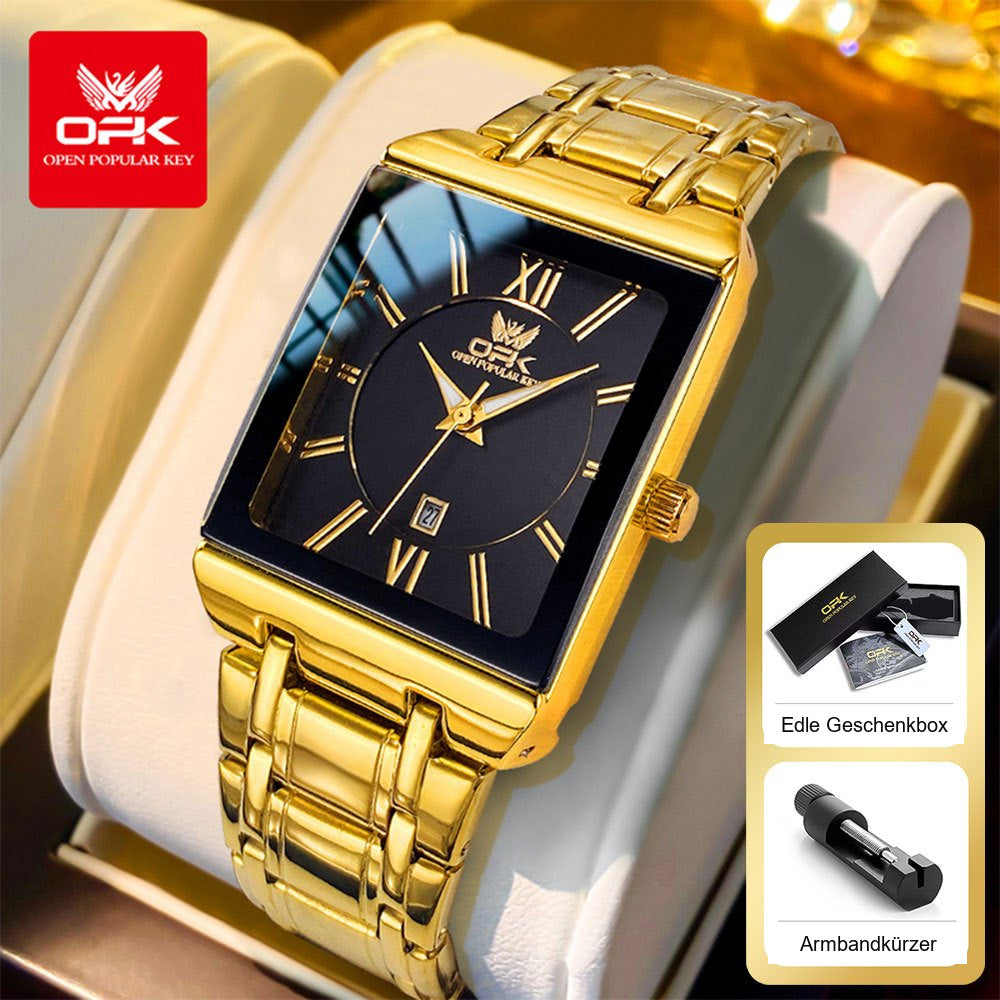 OPK 8156 Men's Quartz Watch, Rectangular, Stainless Steel, 3 ATM – detail view 1