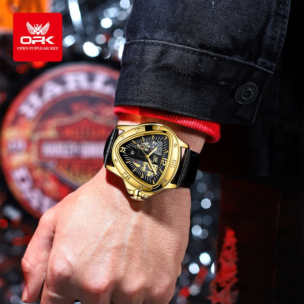 OPK 8168 Men's Skeleton Quartz Watch – detail view 2