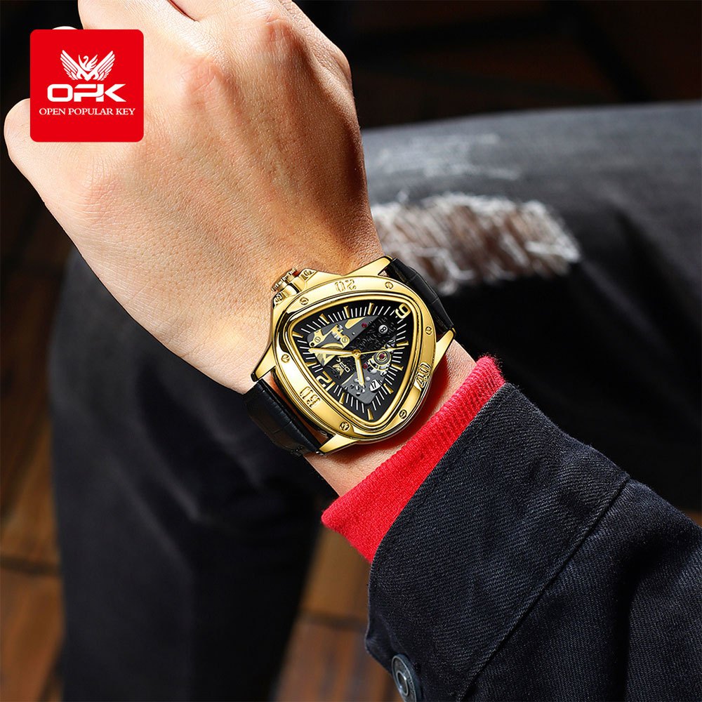 OPK 8168 Men's Skeleton Quartz Watch – detail view 3