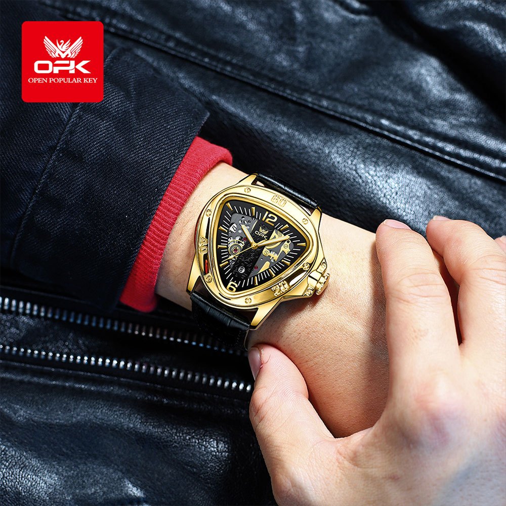 OPK 8168 Men's Skeleton Quartz Watch – detail view 4