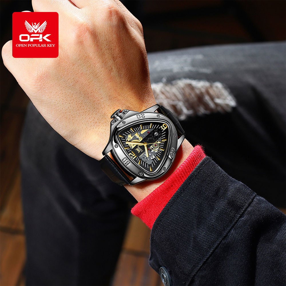 OPK 8168 Men's Skeleton Quartz Watch – detail view 7
