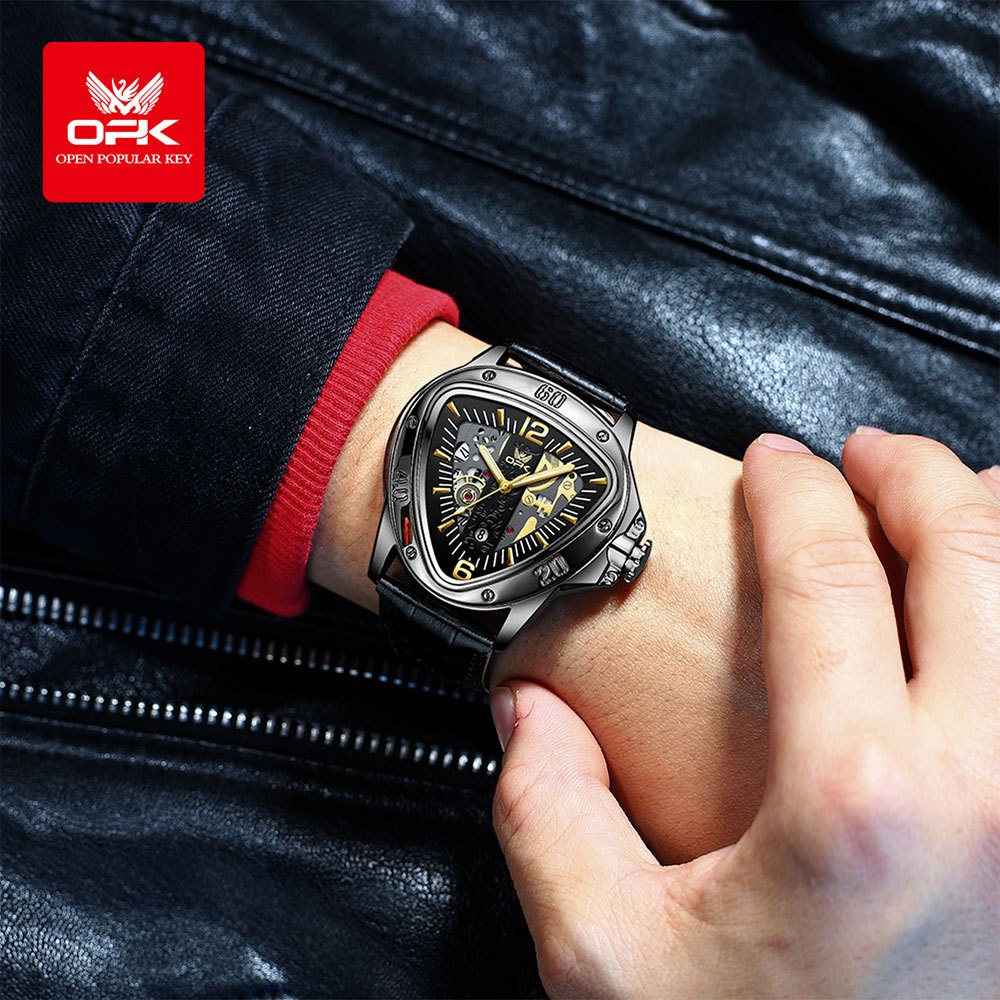 OPK 8168 Men's Skeleton Quartz Watch – detail view 8