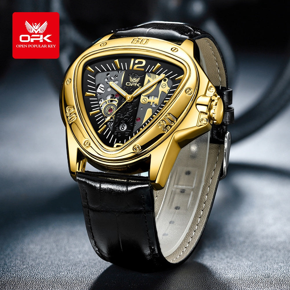 OPK 8168 Men's Skeleton Quartz Watch – detail view 9