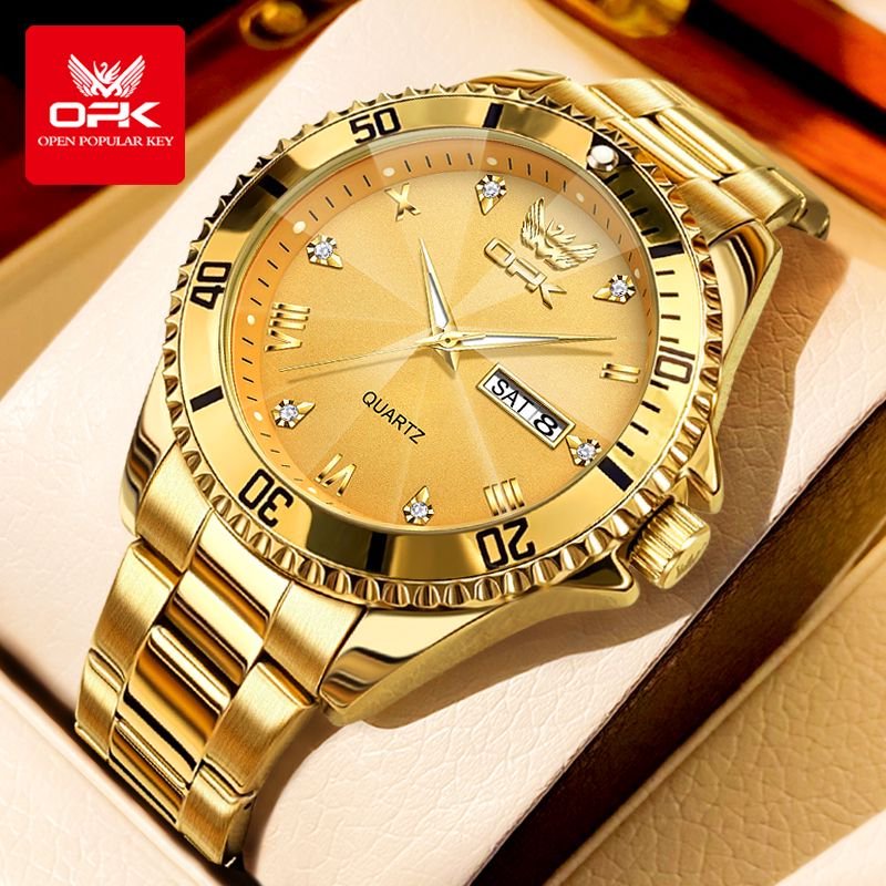 OPK 8171 Men's Quartz Watch with Day and Date – detail view 6