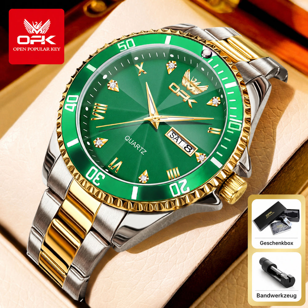 OPK 8171 Men's Quartz Watch with Day and Date – detail view 1