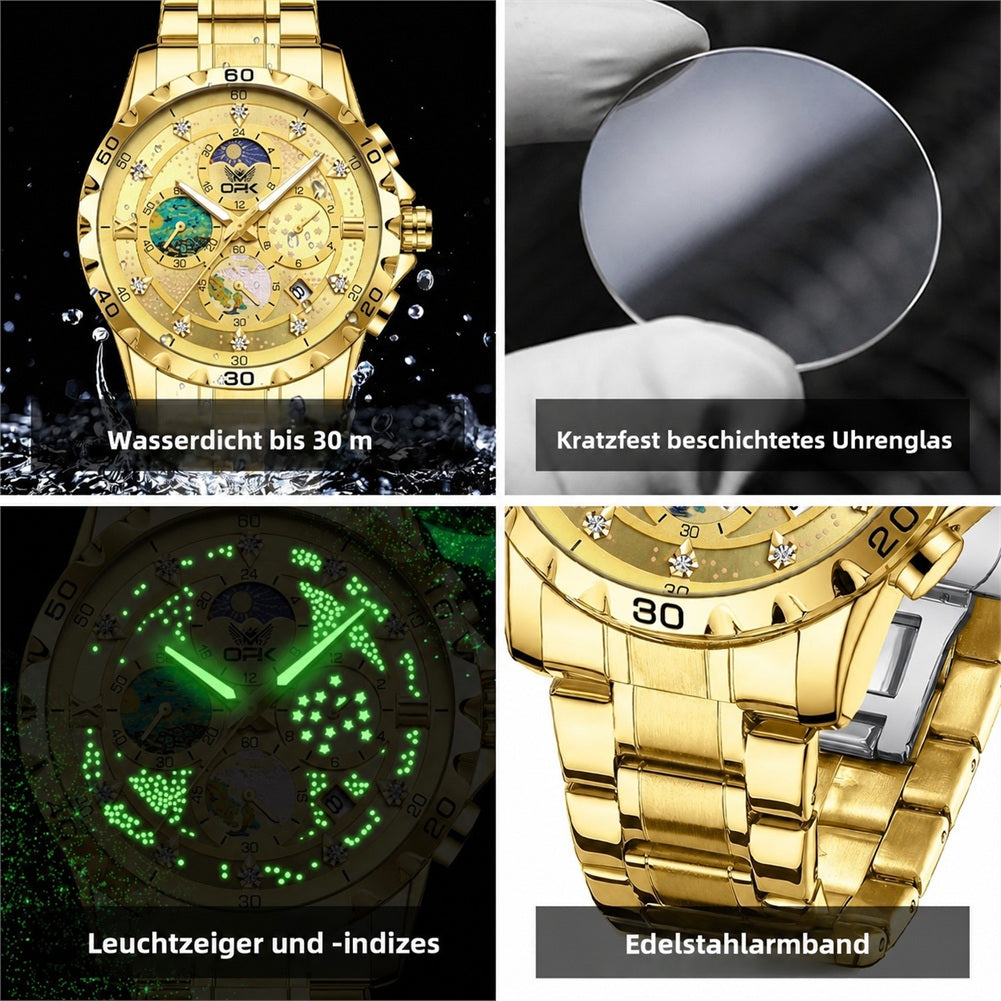 OPK 8175 Men's Chronograph, Quartz, Stainless Steel, 3 ATM – detail view 4