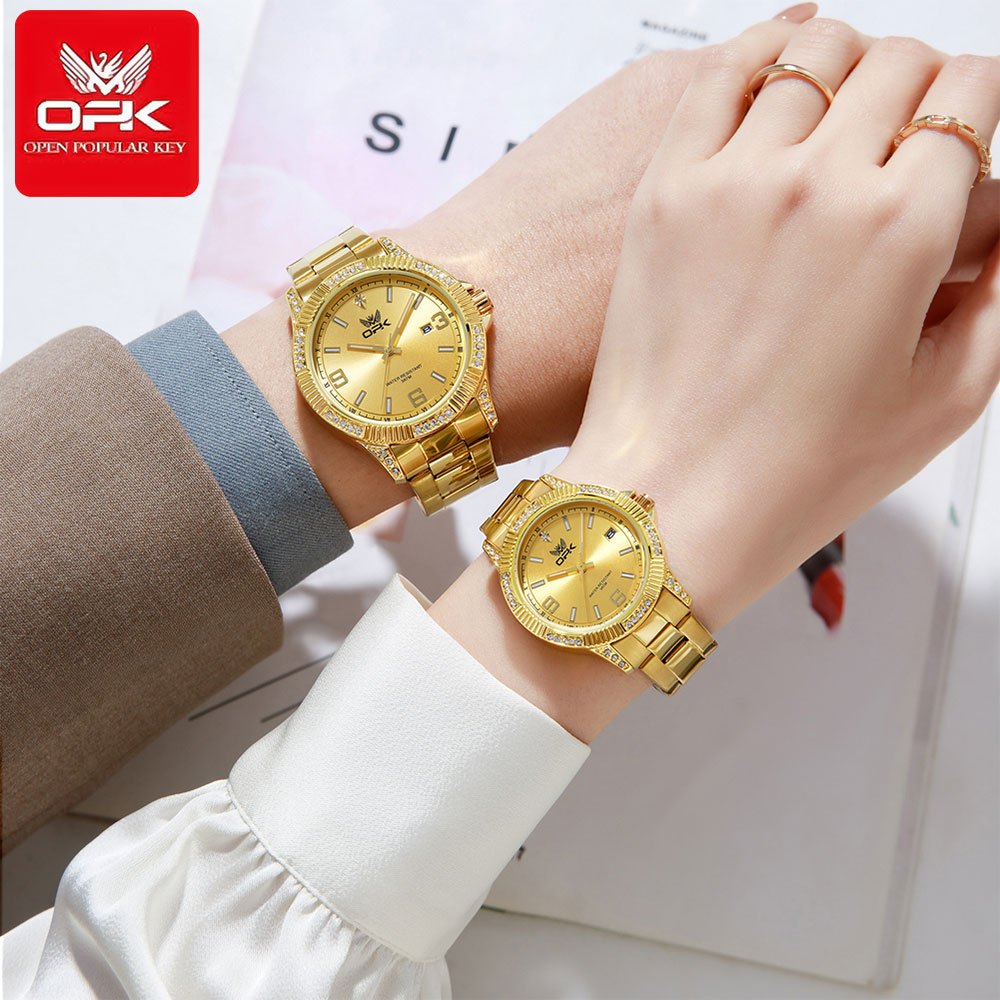 OPK 8184 Partner Watches Set for Men and Women – detail view 2