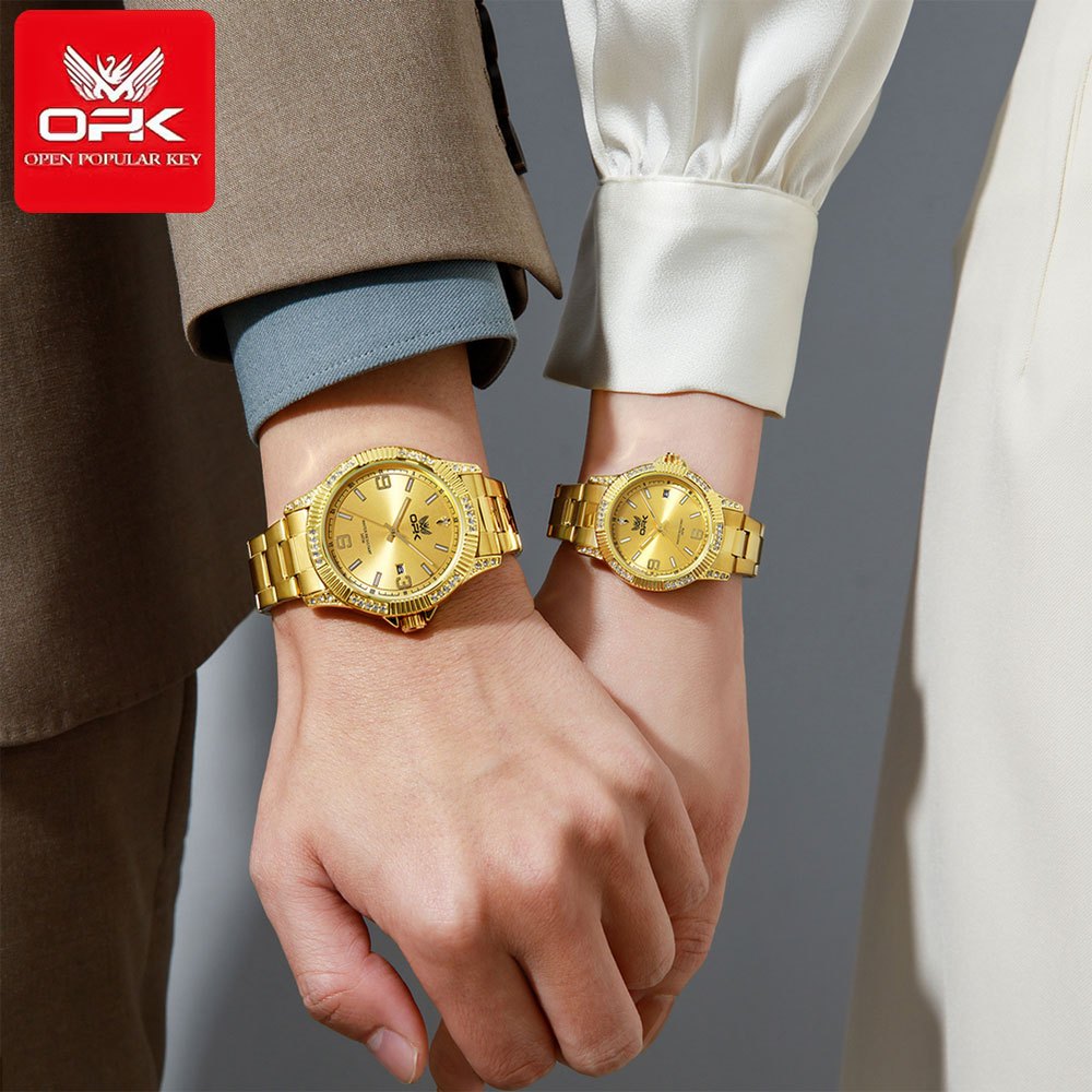 OPK 8184 Partner Watches Set for Men and Women – detail view 3