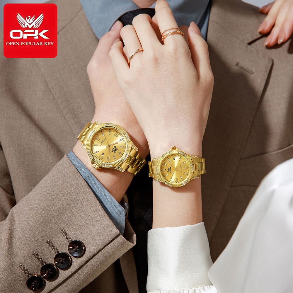 OPK 8184 Partner Watches Set for Men and Women – detail view 4