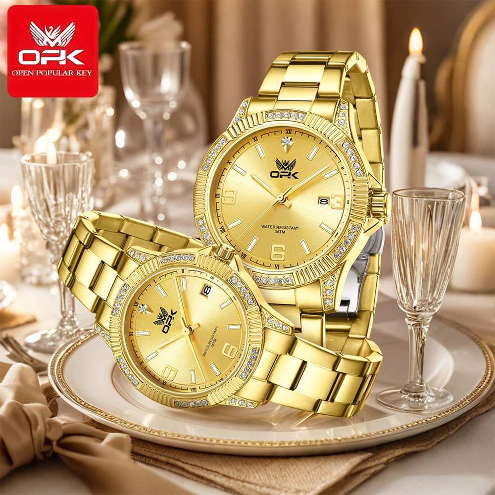 OPK 8184 Partner Watches Set for Men and Women – detail view 6