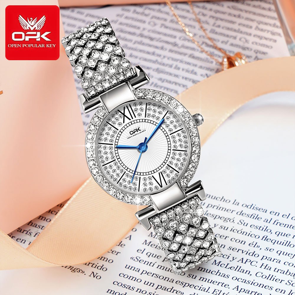 OPK 8618 Ladies' Quartz Watch with Rhinestone Embellishment – detail view 7