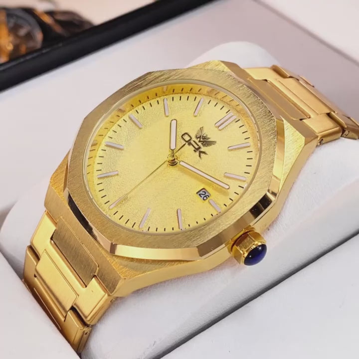 OPK 6046 Men's Quartz Watch with Luminous Display product video