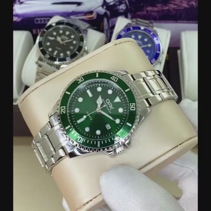 OPK 8118 Men's Quartz Watch with Date Display product video
